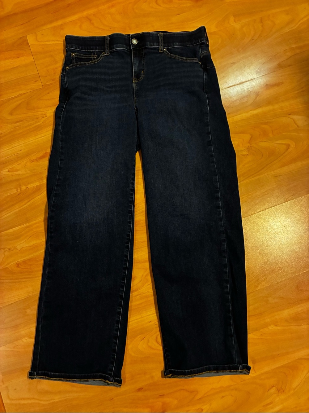 Torrid Women’s Classic Wide Leg Jeans Dark Wash Stretch Fit size 12R